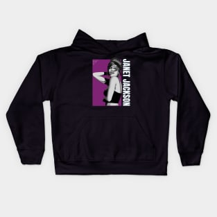 Janet Purple Kids Hoodie